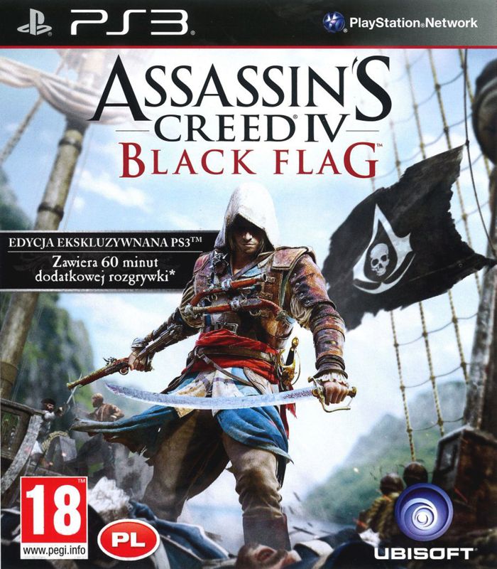 Assassin's Creed IV: Black Flag box art for Playstation 3
